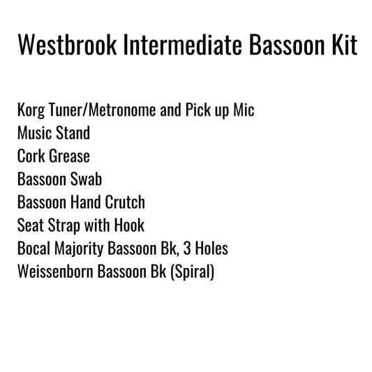 Westbrook Intermediate School Bassoon Kit