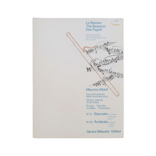 Short Pieces in All Keys, No. 21 & 22 by Allard - Billaudot