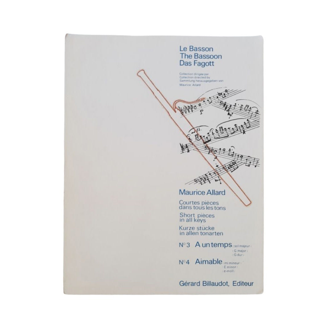 Short Pieces in All Keys, No. 3 & 4 by Allard - Billaudot