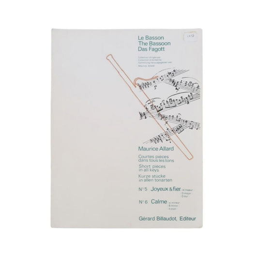 Short Pieces in All Keys, No. 5 & 6 by Allard - Billaudot
