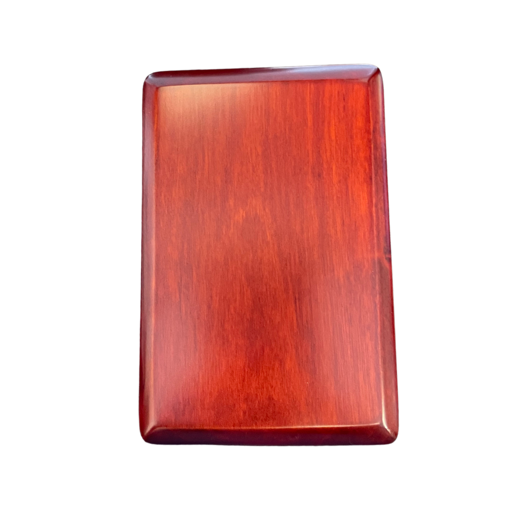 Wood Bassoon Reed Case, holds 6 (ribbon-style) Dark Wood
