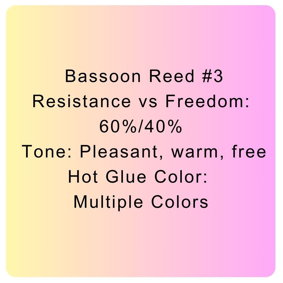 Bassoon Reed #3