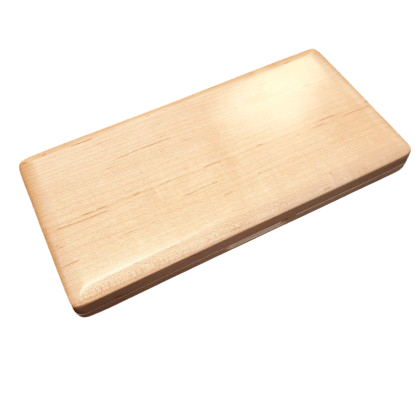 Wood Bassoon Reed Case, holds 9 (peg-style) Light Wood