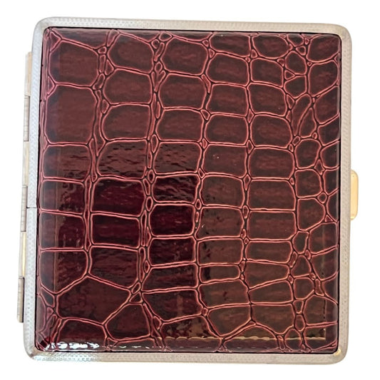 Fashion Bassoon Reed Case Faux Leather Burgundy