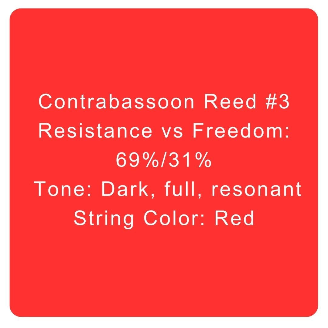 Contrabassoon Reed #3