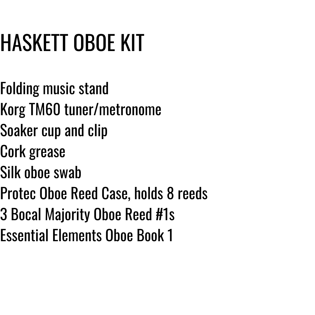 Katy ISD Oboe