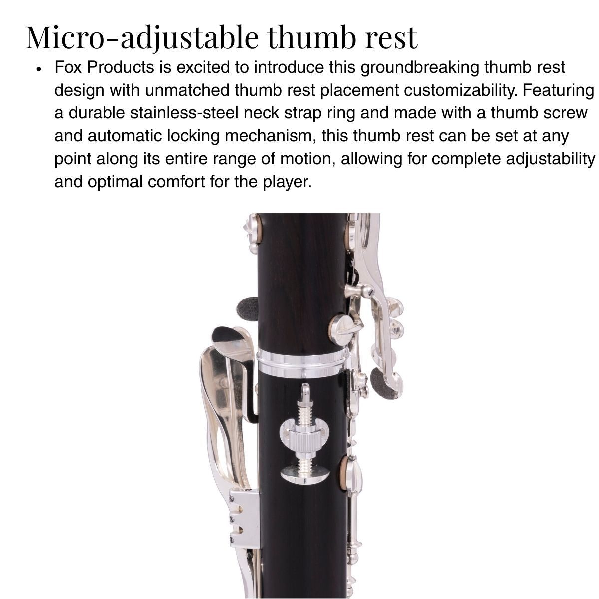 Fox Model 5800 Clarinet in B-flat