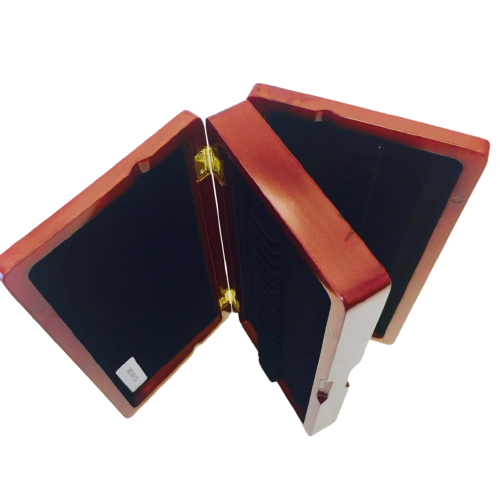 Wood Double Oboe Reed Case, holds 40