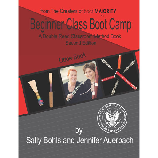 Beginner Class Boot Camp Oboe Book - Spiral