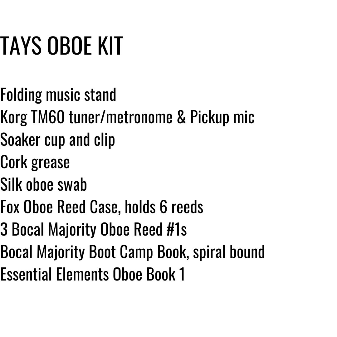 Katy ISD Oboe