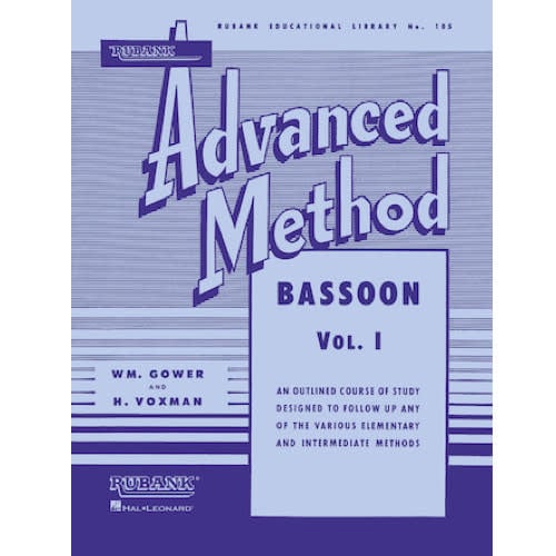 RUBANK ADVANCED METHOD BASSOON VOL 1