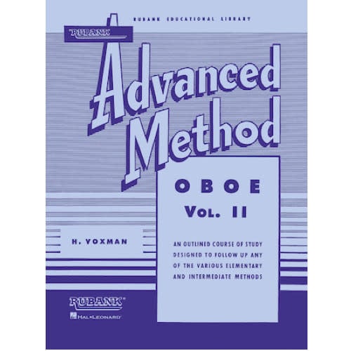 RUBANK ADVANCED METHOD OBOE VOL 2