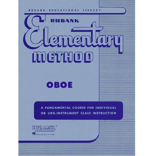 RUBANK ELEMENTARY METHOD OBOE