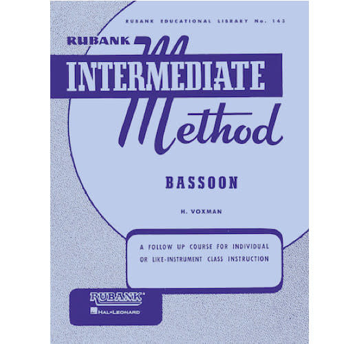 RUBANK INTERMEDIATE METHOD BASSOON