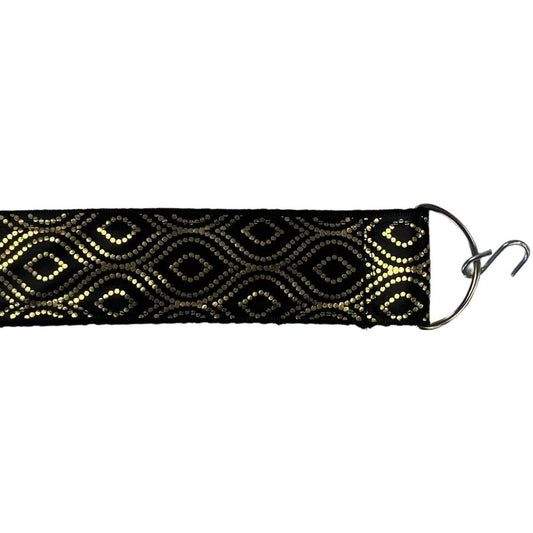 Designer seat straps Golden Geometric