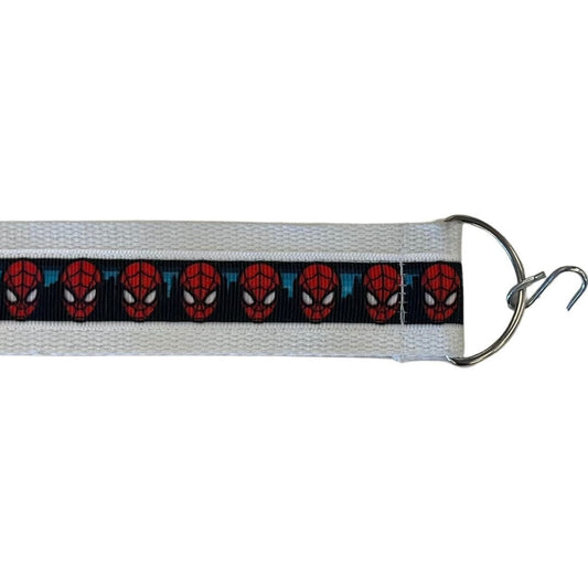 Designer seat straps Spider-Man