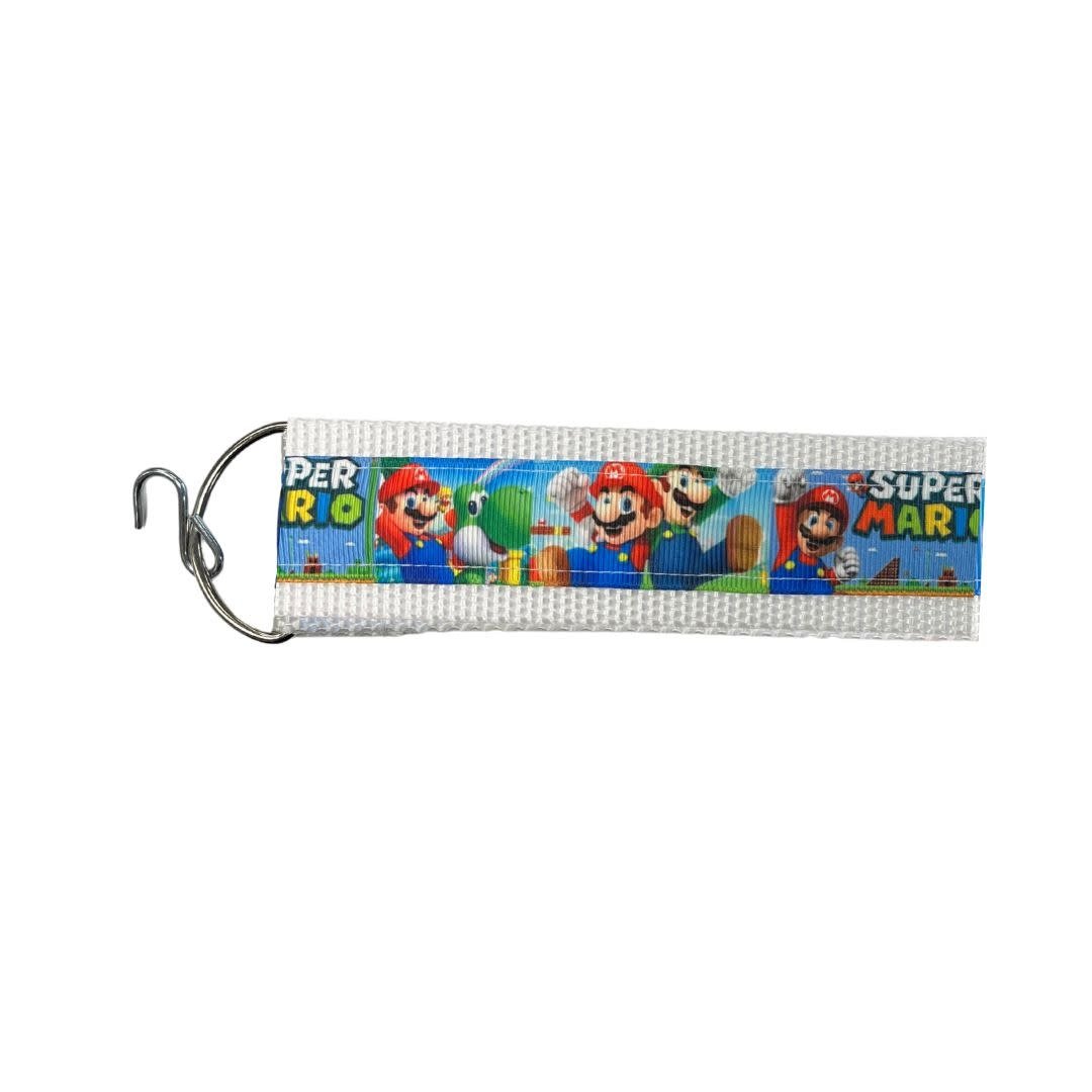 Designer seat straps Super Mario