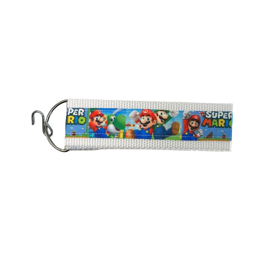 Designer seat straps Super Mario